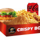 Crispy Box - 1 pc chicken, chicken burger, 2 crispy wings, regular fries and drink